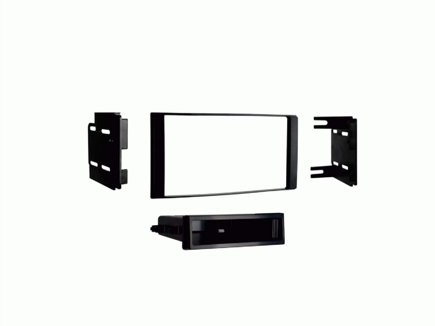ACV 381210-30-1 - Double DIN Fascia Plate with Pocket for Various Nissan Vehicles