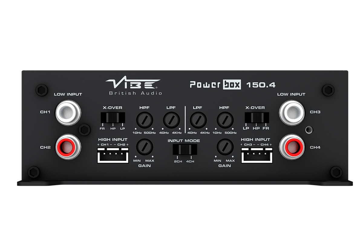 Vibe POWERBOX150.4M-V0 – 4 Channel Class D Amplifier
