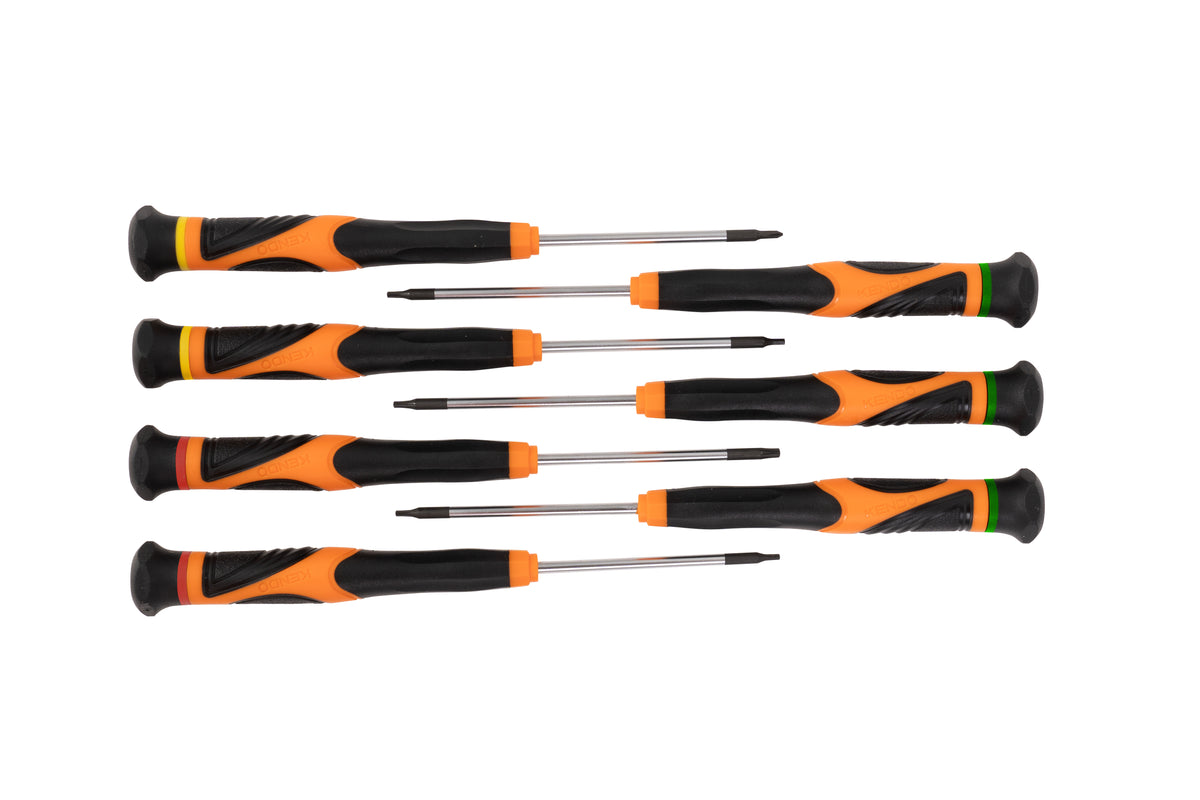 Kendo 20538 - Micro Precision 7 Piece Screwdriver Set Phillips/Slot/Torx