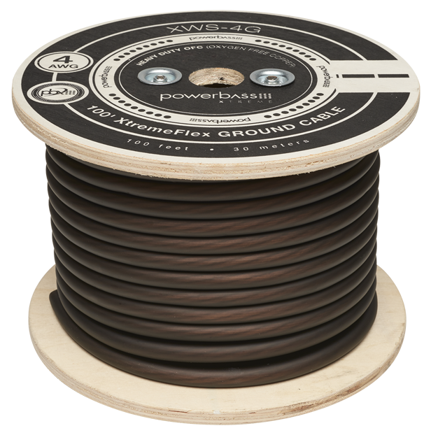 Powerbass XWS-4G 100% OFC 4 AWG Ground Wire 30 Metres