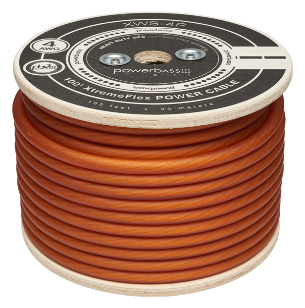 Powerbass XWS-4P 100% OFC 4 AWG Power Wire 30 Metres