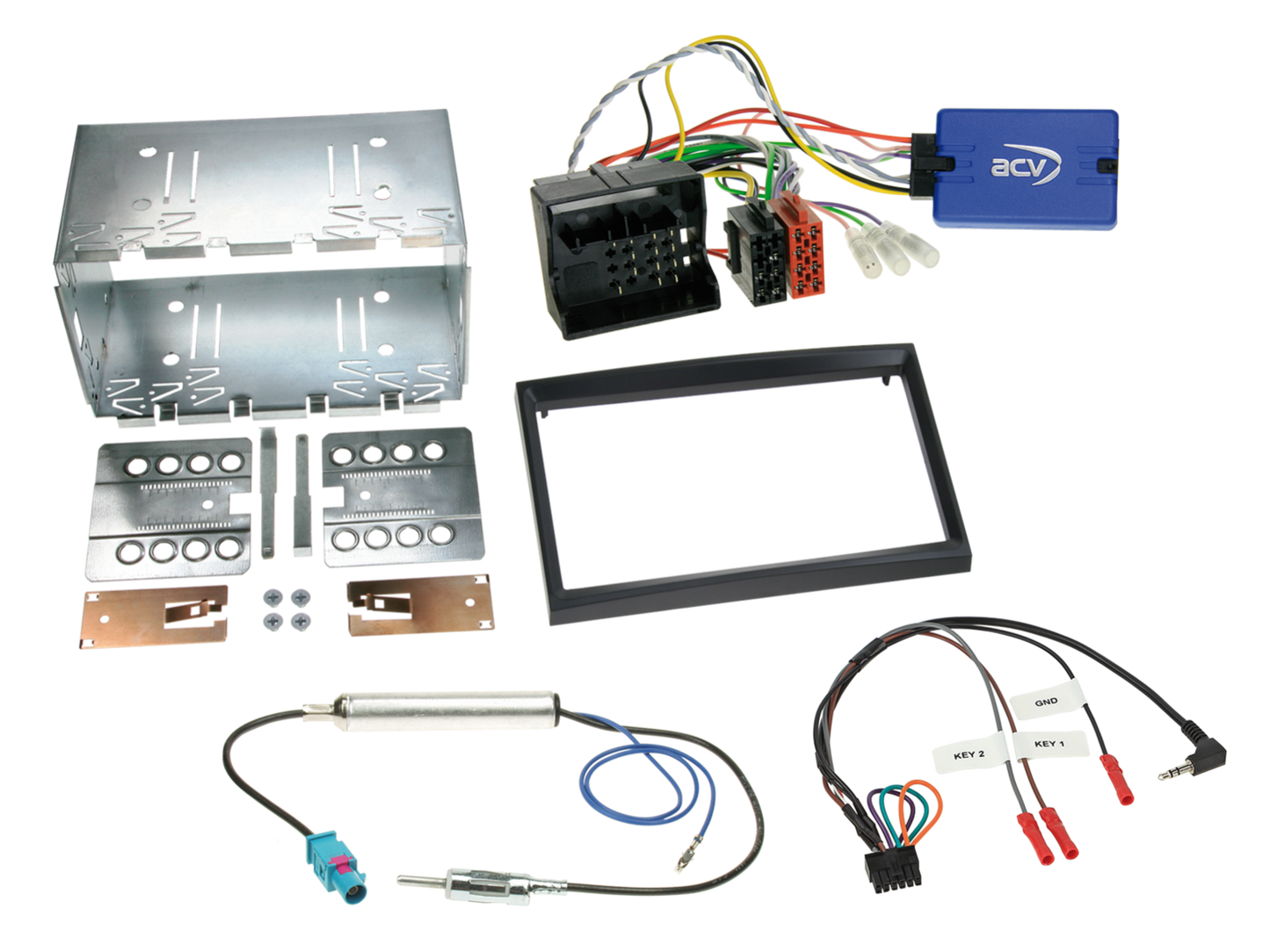 ACV 621040-02-2 - Peugeot Double DIN Fitting Kit