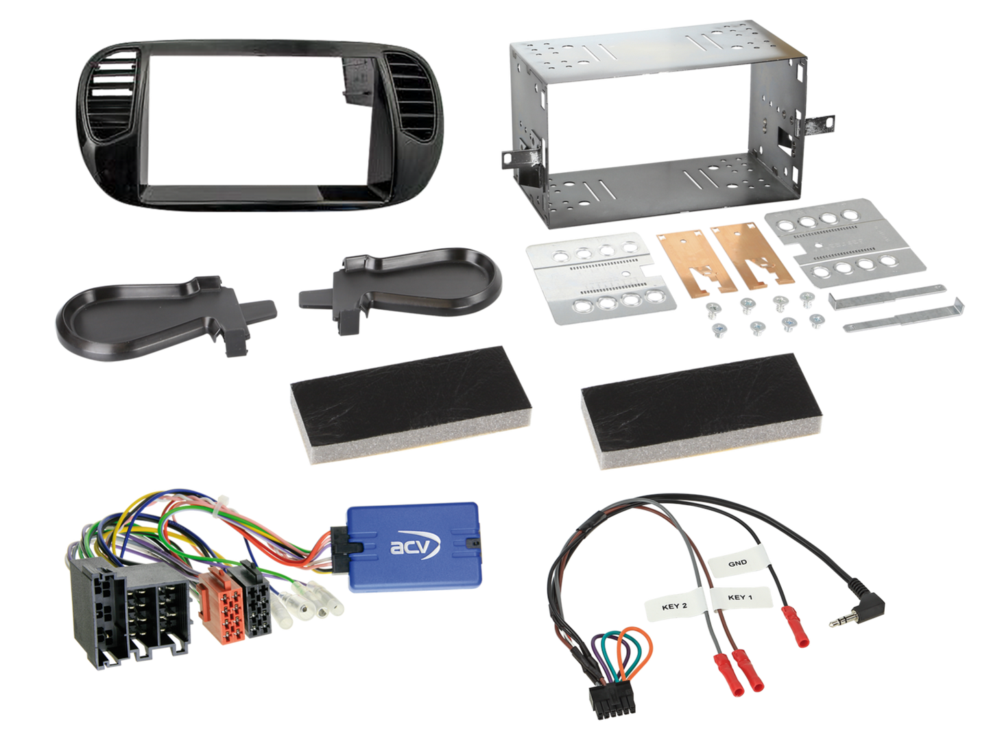 ACV 621094-23-2 - Fiat Double DIN Fitting Kit
