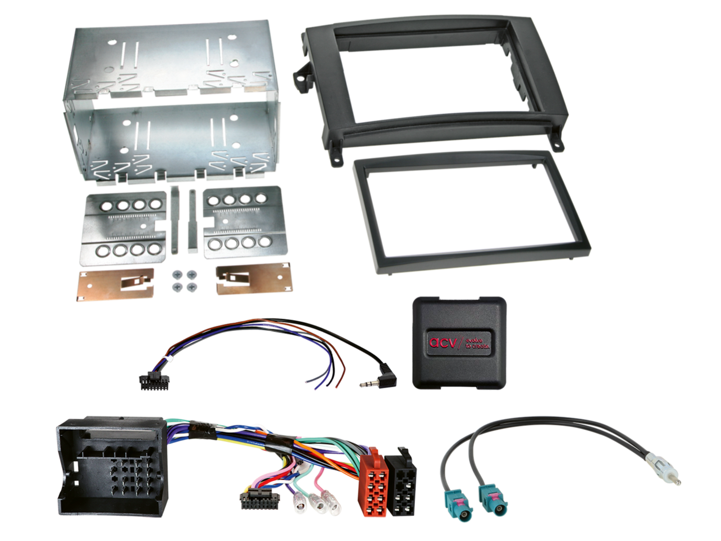 ACV 621190-18-1 - Mercedes Double DIN Fitting Kit