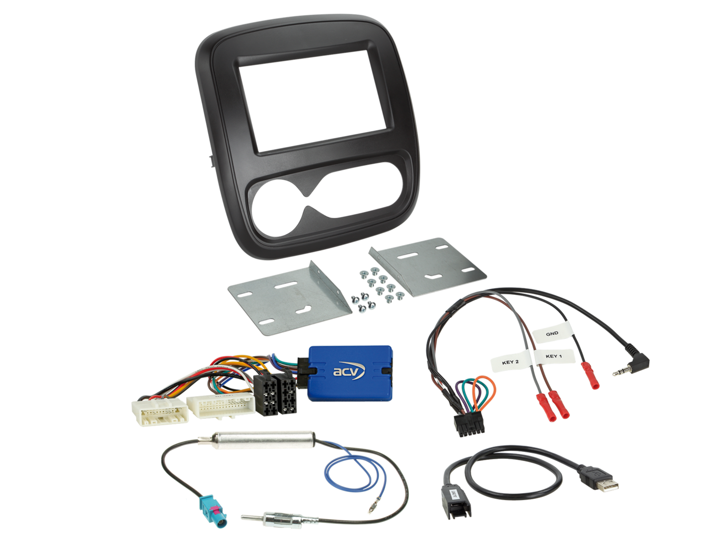 ACV 621250-18-1 - Renault Double DIN Fitting Kit