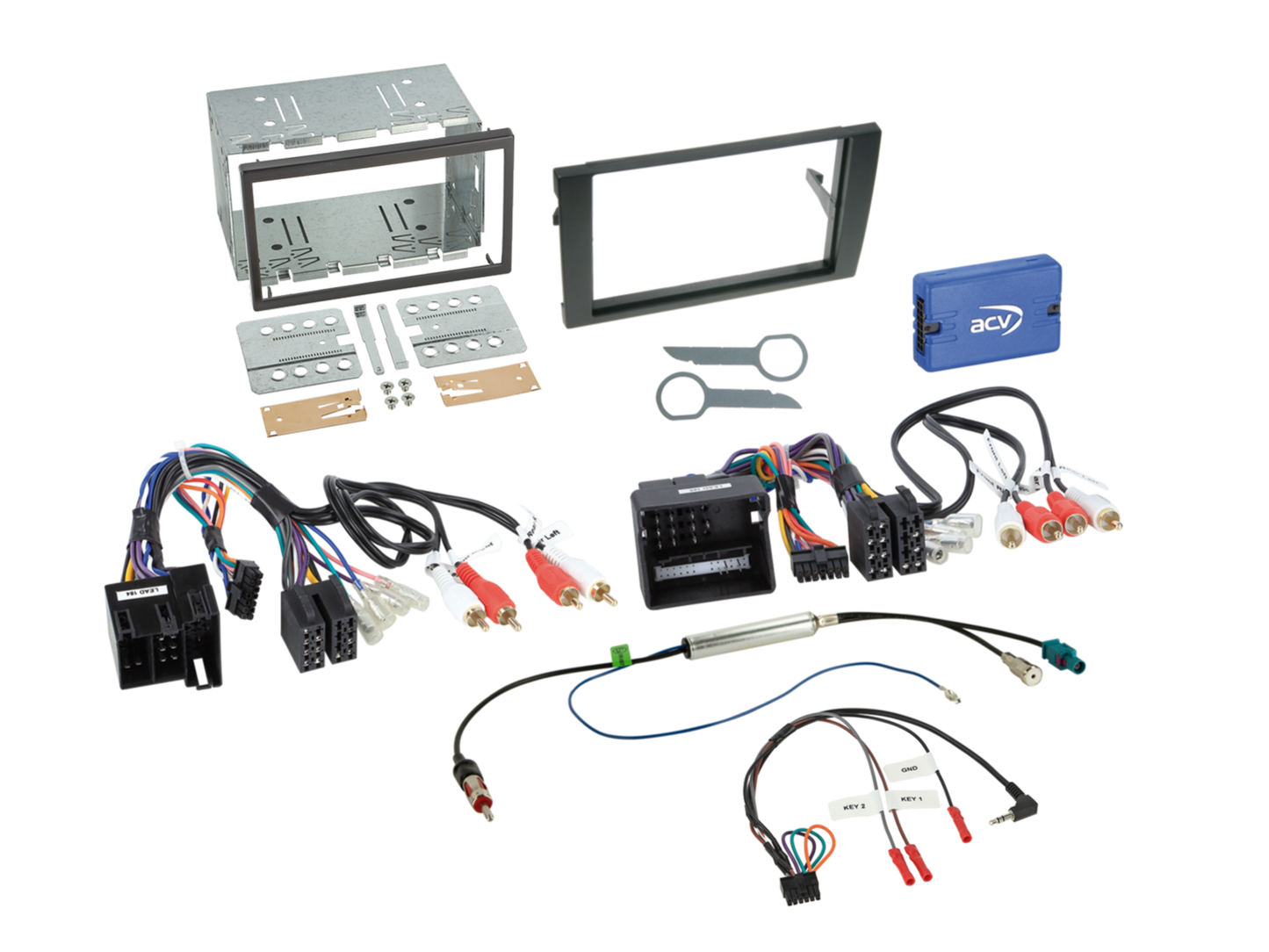 ACV 621320-18-1 - Audi A4 Double DIN Fitting Kit