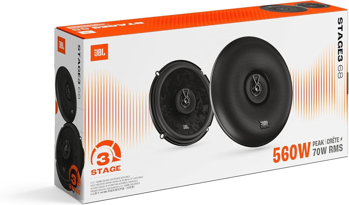 JBL STAGE3 68 - Stage3 Gen2 6.5" 2-Way Coaxial Speakers