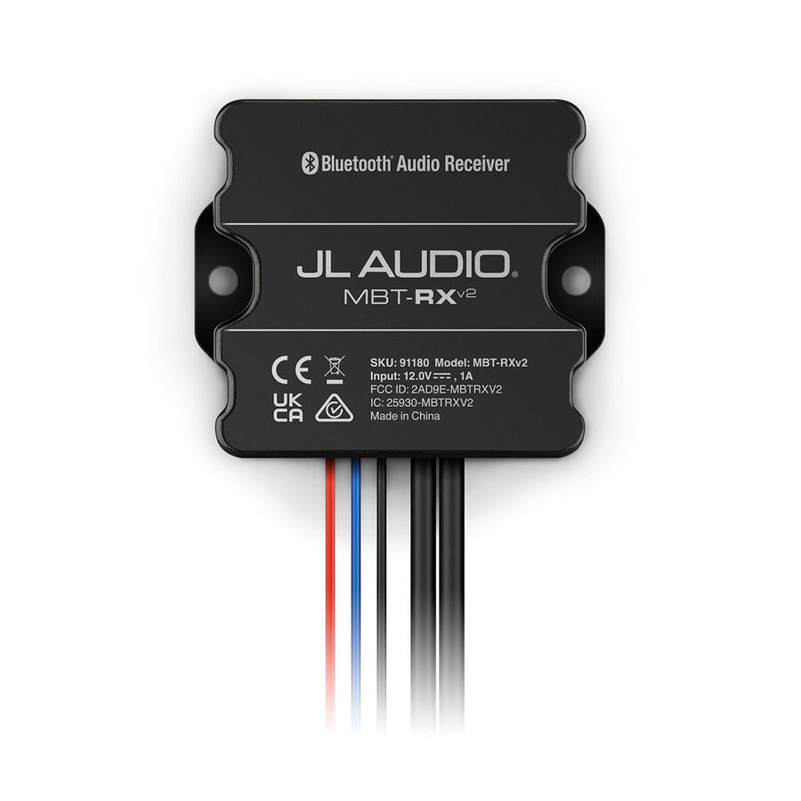 JL Audio MBT-RXV2 Water-resistant Audio Receiver with Bluetooth® Wireless Technology