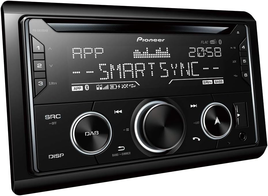 Pioneer FH-S820DAB - CD MP3 DAB/DAB+, Bluetooth iPhone/Android Stereo