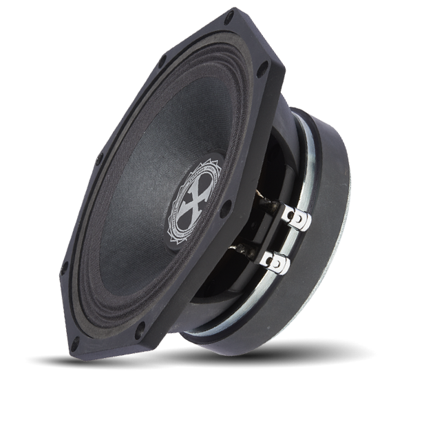 Powerbass XPRO-8CX 8" Octagonal Mid Range Driver 4 ohm