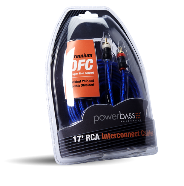 Powerbass ARCA-17 17' RCA Cables