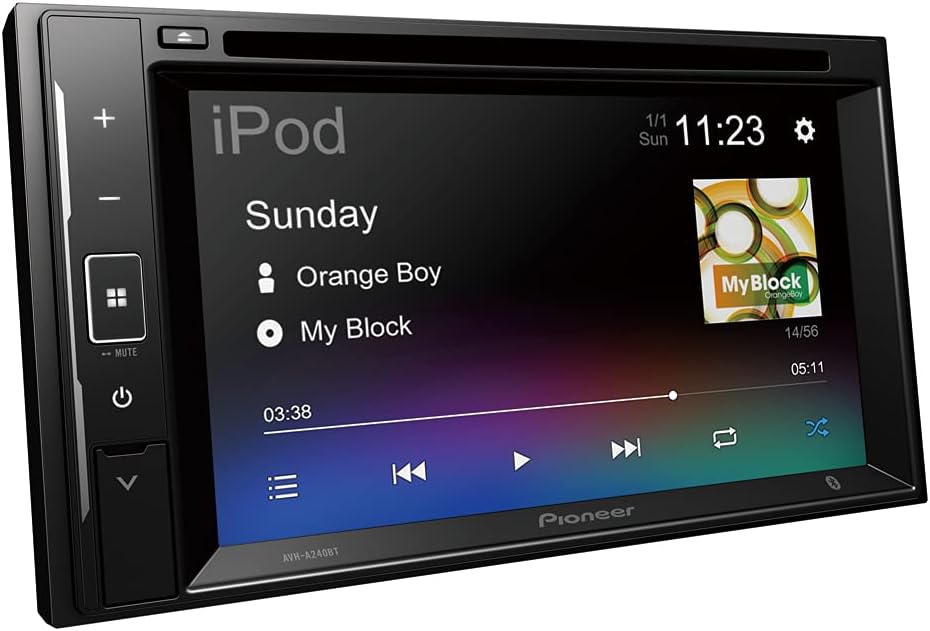 Pioneer AVH-A240BT Double DIN Stereo with 6.2" Touchscreen
