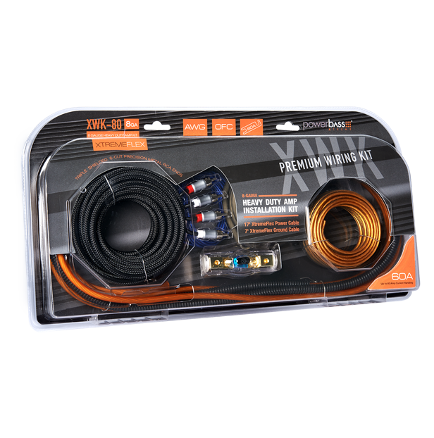 Powerbass XWK-80 8ga Wiring kit