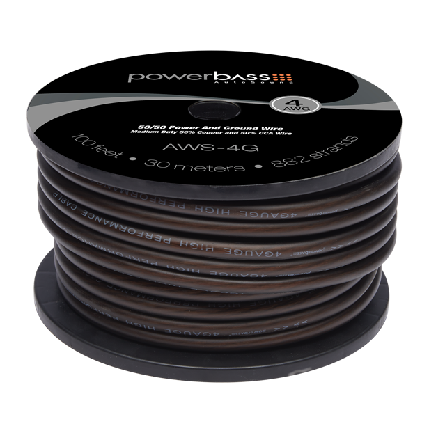 Powerbass AWS-4G 4 AWG Ground Wire