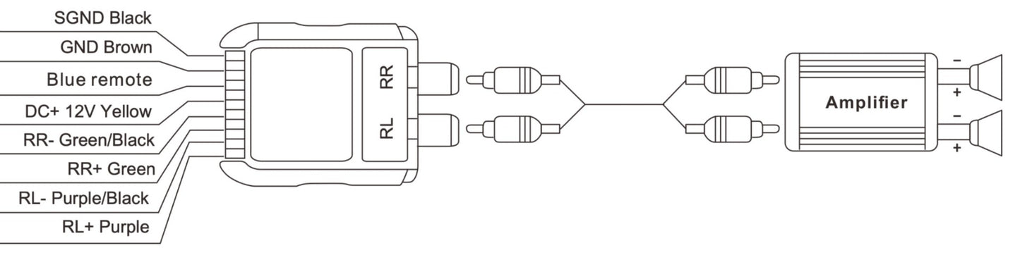 CAS-2HLC - 2 Channel Line Output Converter