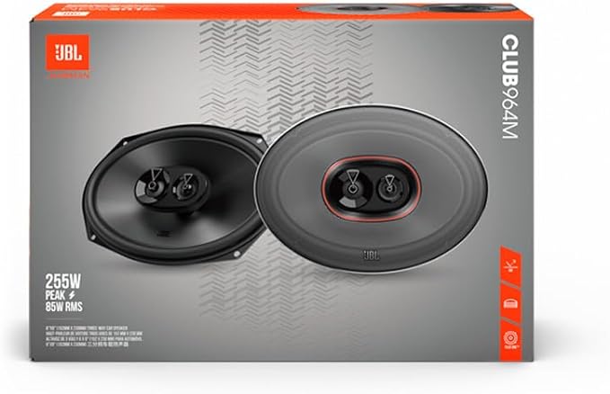 JBL Club 964M 6”x9” (150mm x 225mm) 2-way Co-axial Car Speakers 360W