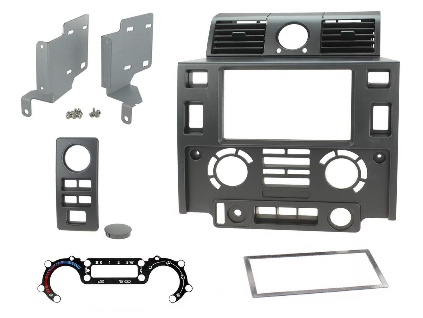 Connects2 CT23LR07 - Double DIN Fascia Panel For Land Rover