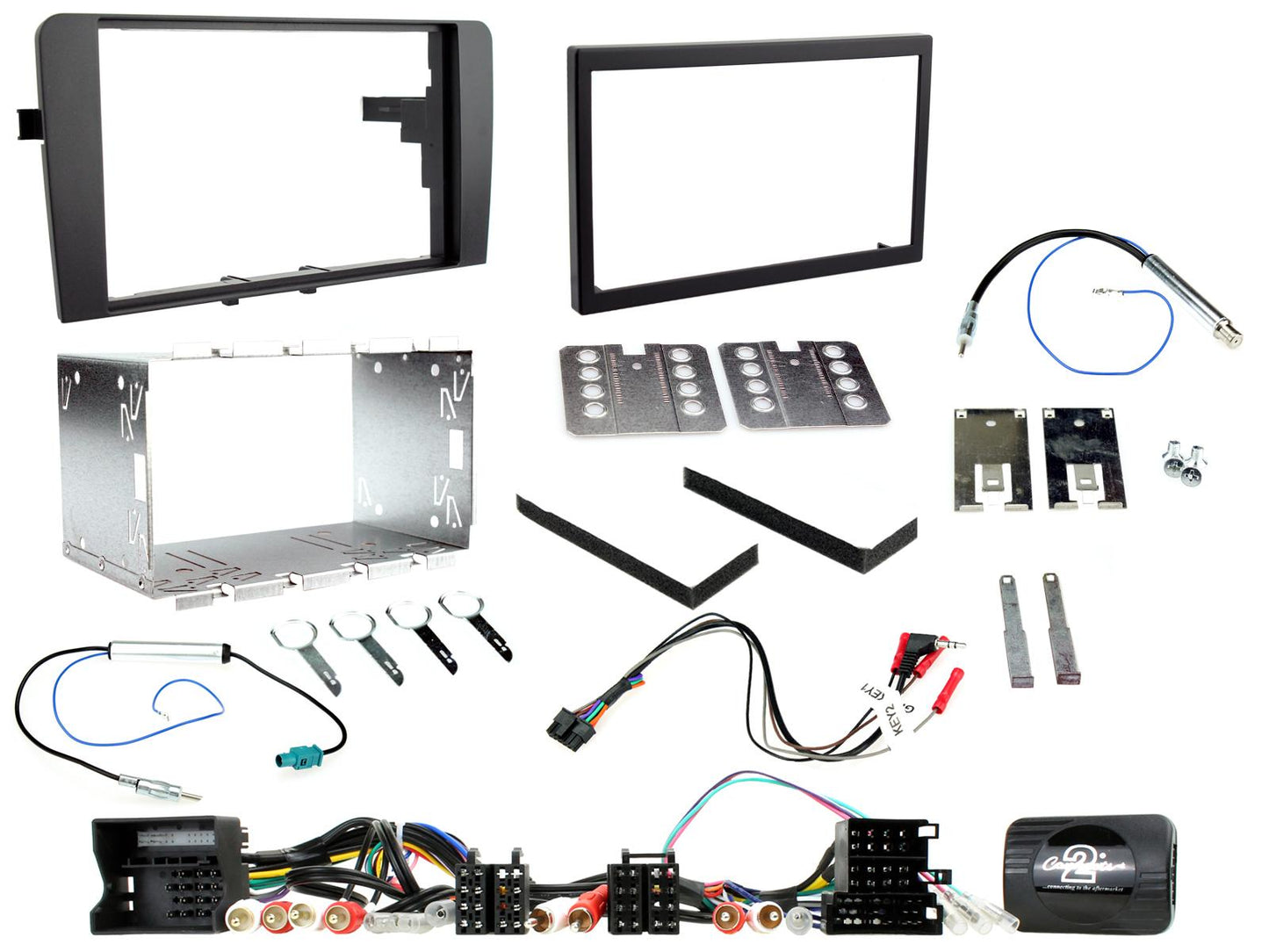 Connects2 CTKAU01 Audi A3 2003> 2012 Double DIN Radio Installation Kit