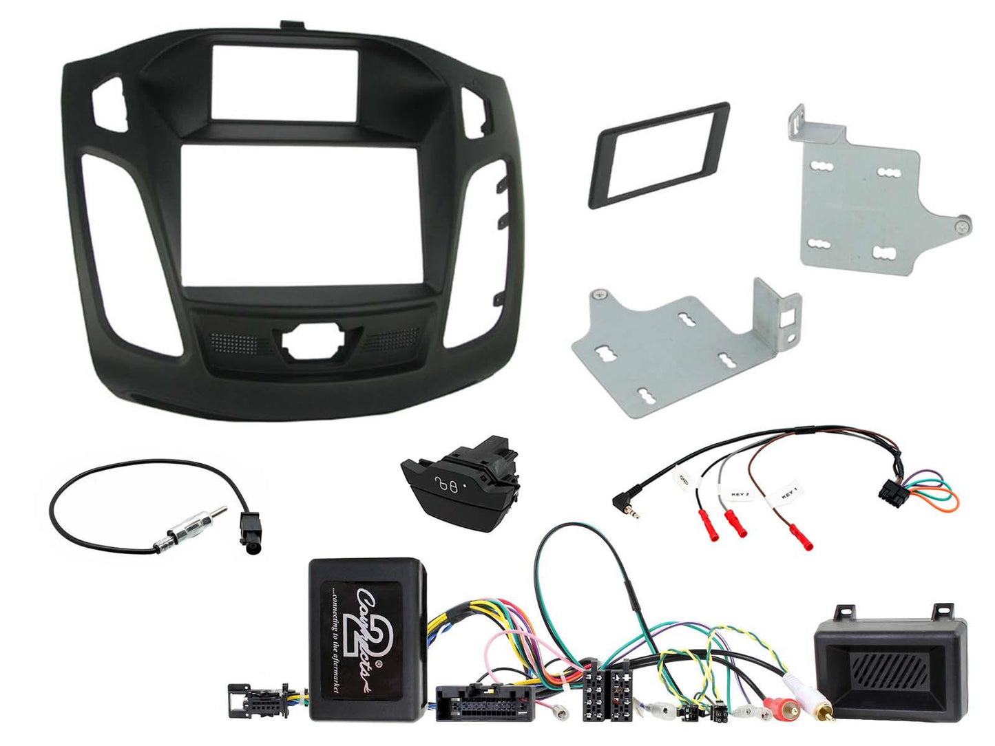 CTKFD31C Ford Focus 2011-2014 Double Din Radio Installation Kit