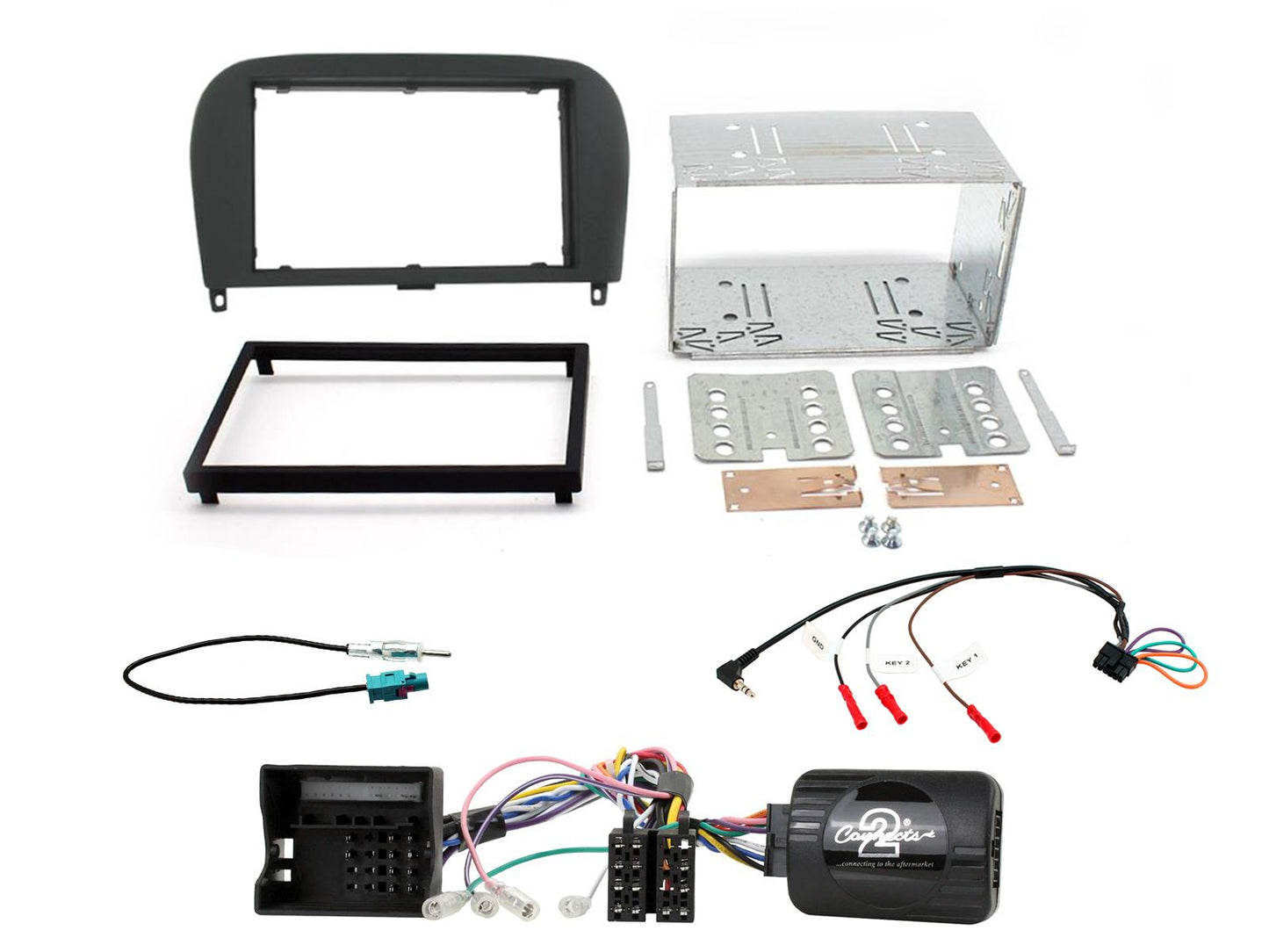 CTKMB08 Mercedes SL R230 2001> Radio Installation Kit