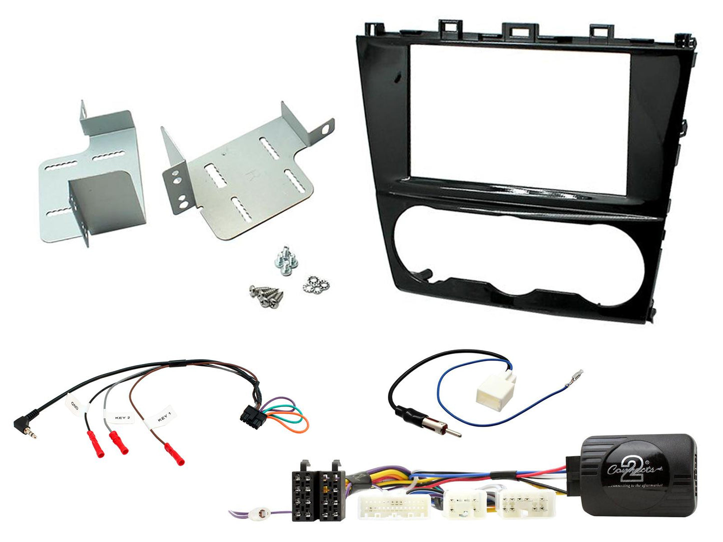 CTKSU02 Subaru Forester/ Impreza/ XV Double Din Stereo Complete Fitting Kit