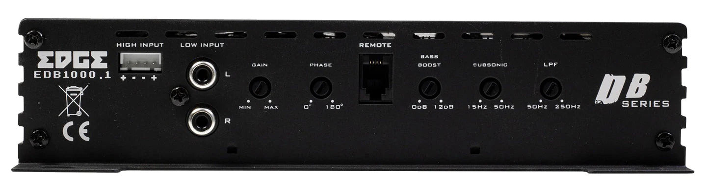 Edge EDB1000.1-E4 - 1 Channel Mono Car Amplifier Bass Amp 2000W
