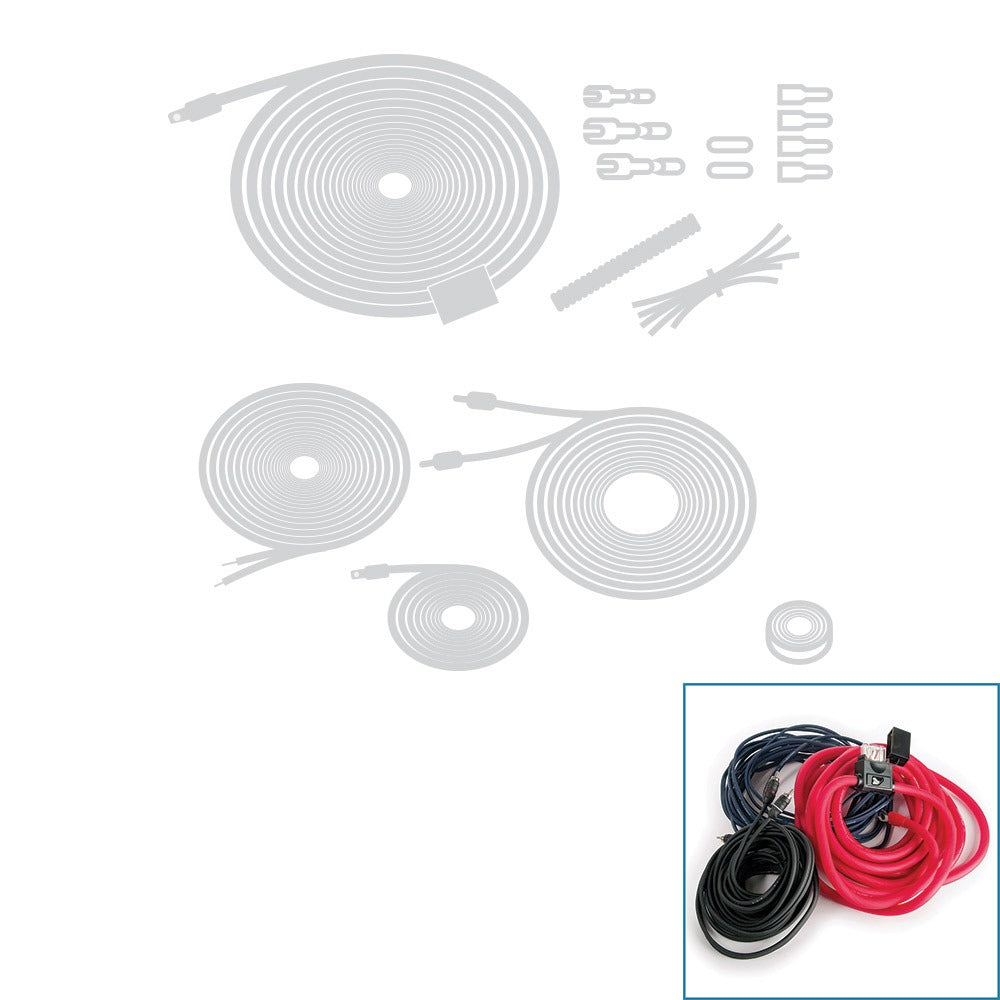 Connection by Audison FSK 700 – 4 AWG Complete Amplifier Wiring Kit