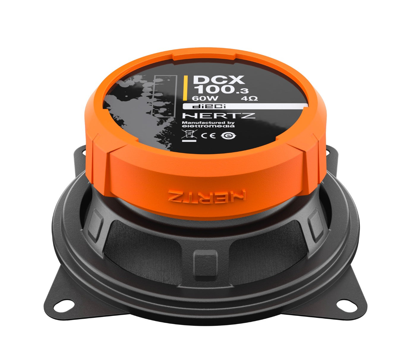 Hertz DCX100.3 - Dieci 4" Two-way Coaxial Speakers