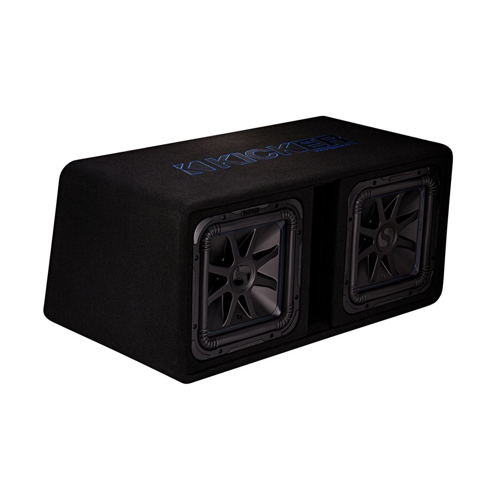 Kicker KA44DL7S122 - Solo-Baric L7 Dual 12" Ported Loaded Subwoofer Enclosure