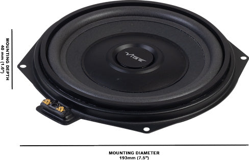 Vibe OPTISOUNDBMW84-V3 - 8" BMW Underseat 4ohm Subwoofer