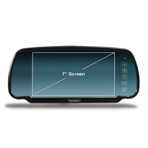 Parksafe PS7006AHD 7” FHD Clip on Slimline Rear-View Mirror Monitor