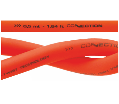 CONNECTIONS PF 8OR - 8 Gauge Orange Power Cable