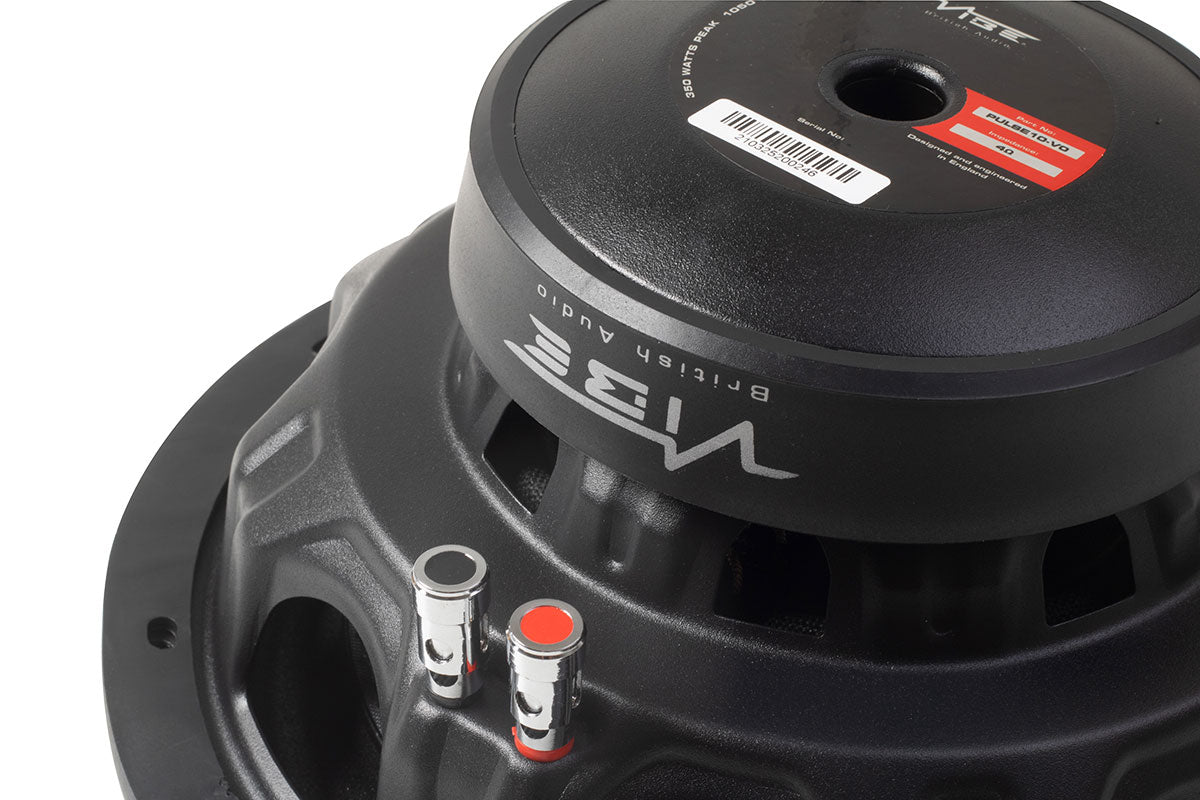 VIBE PULSE10D2-V3 - Pulse series 10" Dual 2 Ohm Subwoofer