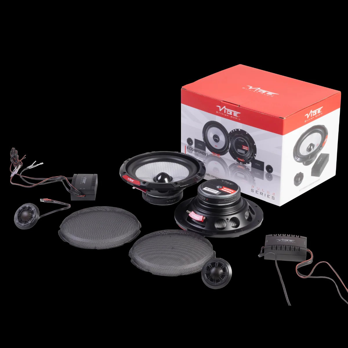 Vibe PULSE6C-V3 - 6.5" 2-Way Component Car Speakers 720W