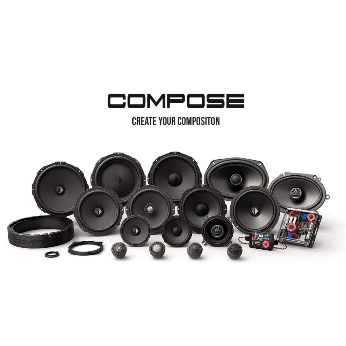 Helix CB K165.2-S3 - FlexMount 6.5" Component Car Speaker Kit