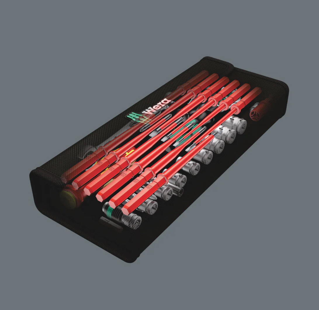 Wera 05135926001 Kraftform Kompakt W 1 Maintenance, 35 pieces