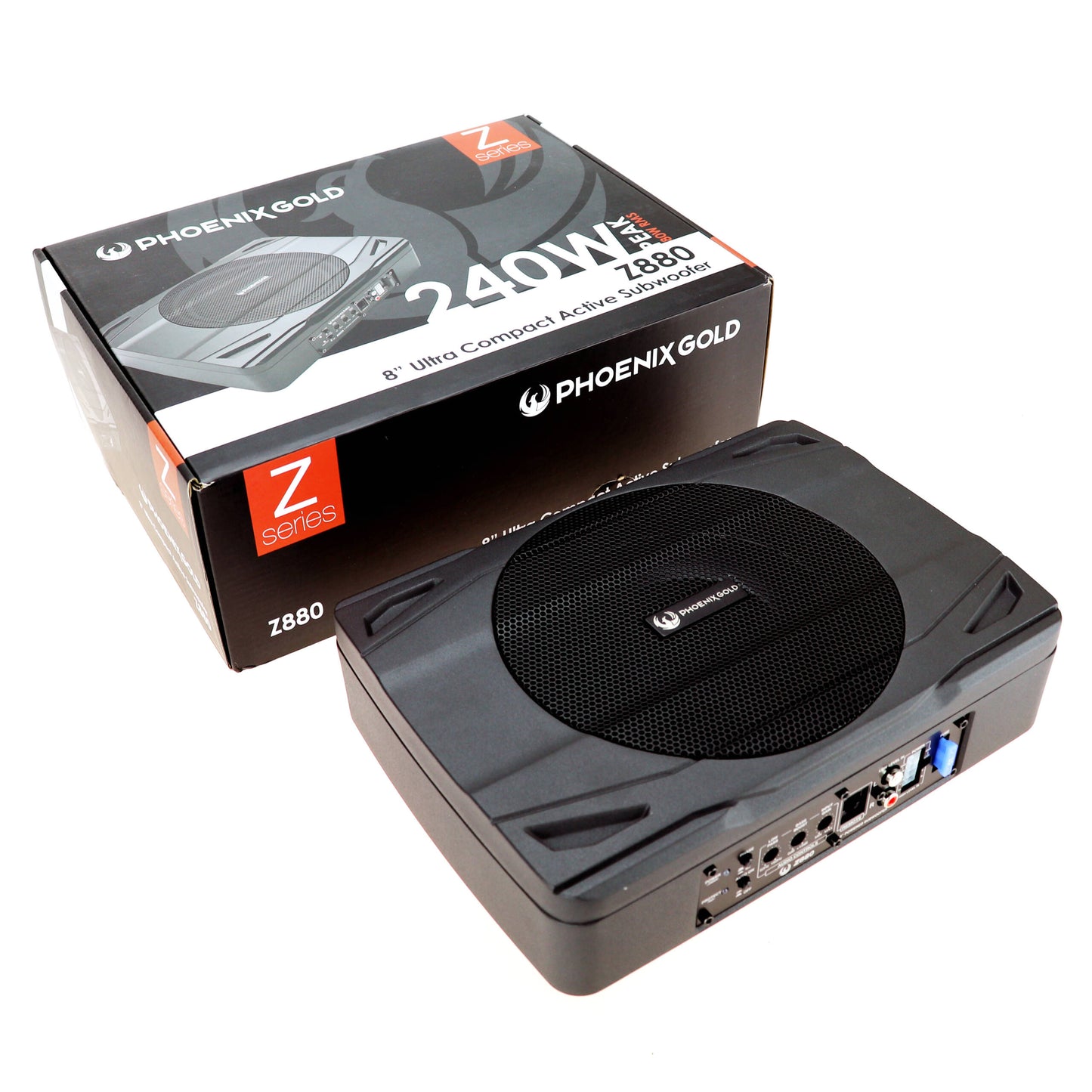 Phoenix Gold Z880 Underseat Active 8" Subwoofer