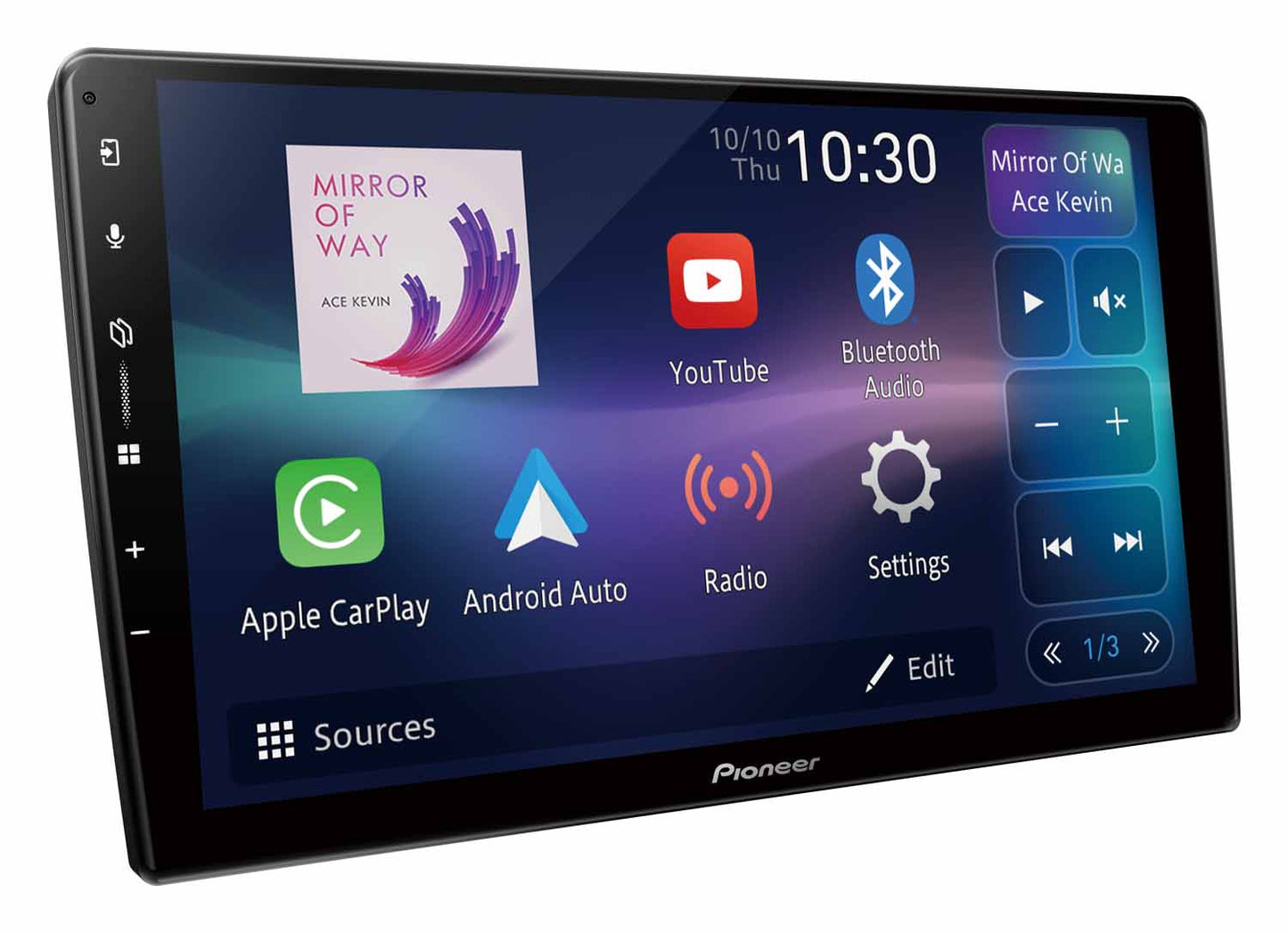 Pioneer SPH-PF97BT - 9" Wireless Carplay & Android Auto NON-DIN Stereo