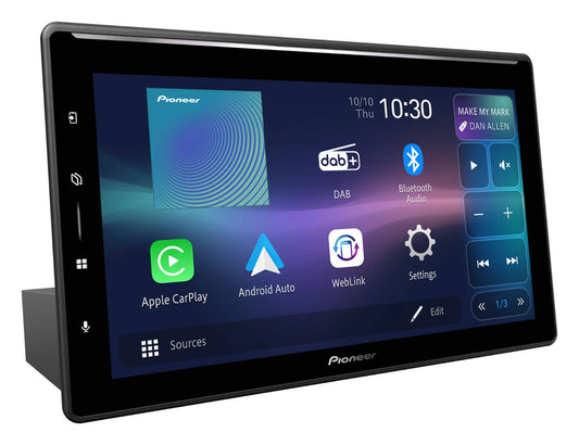 Pioneer SPH-EVO109DAB-UNI - 10.1 inch Floating Screen With Wireless Carplay Android Bluetooth DAB With Dolby Atmos Playback