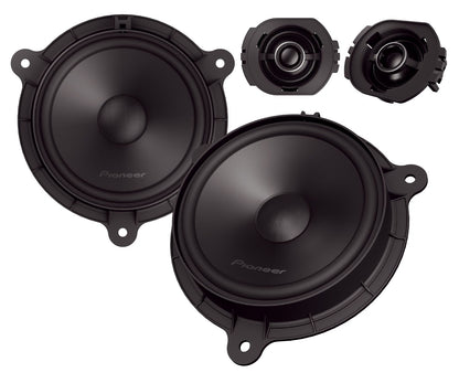 Pioneer TS-Q160C-RN - Custom Fit 2-Way Component Speakers