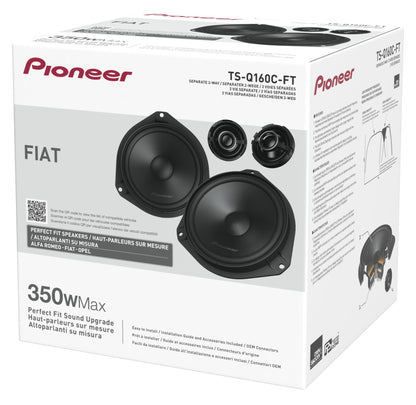 Pioneer TS-Q160C-FT - Custom Fit 2-Way Component Speakers