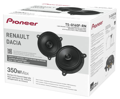 Pioneer TS-Q160F-RN - Custom Fit 2-Way Coaxial Speakers