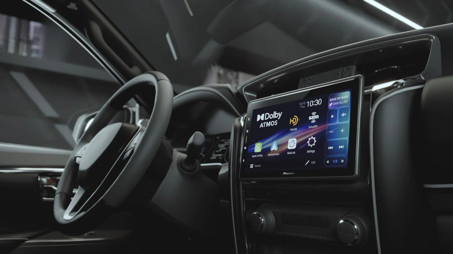 Pioneer SPH-EVO109DAB-UNI - 10.1 inch Floating Screen With Wireless Carplay Android Bluetooth DAB With Dolby Atmos Playback