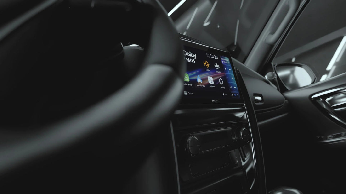 Pioneer SPH-EVO109DAB-UNI - 10.1 inch Floating Screen With Wireless Carplay Android Bluetooth DAB With Dolby Atmos Playback