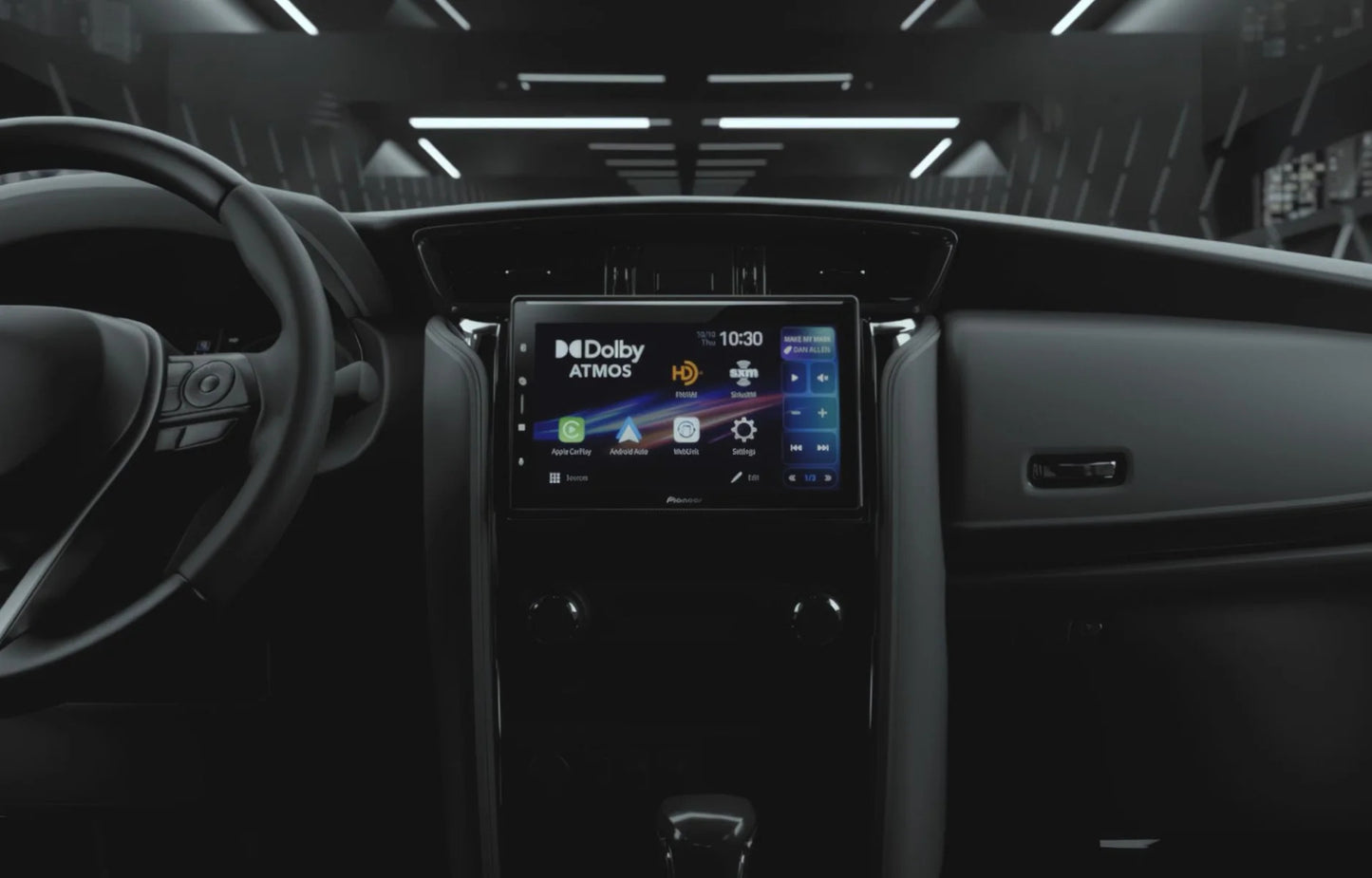 Pioneer SPH-EVO109DAB-UNI - 10.1 inch Floating Screen With Wireless Carplay Android Bluetooth DAB With Dolby Atmos Playback