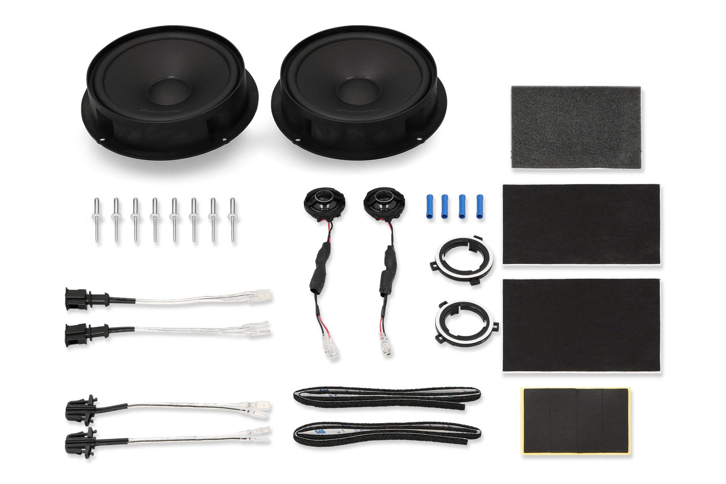 Pioneer TS-Q160C-VW - Custom Fit 2-Way Component Speakers