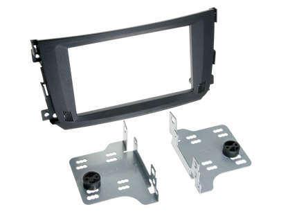 ACV 381190-29 - 2-DIN facia plate Smart ForTwo 2010-2015 black