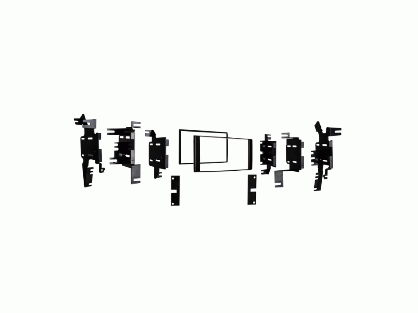 ACV 381210-28-1 - 2-DIN Radio Panel For Various Chevrolet/Nissan Vehicles Black
