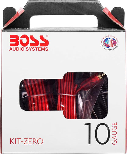 Boss Audio Systems KIT-ZERO - 10 Gauge Amplifier Wiring Kit