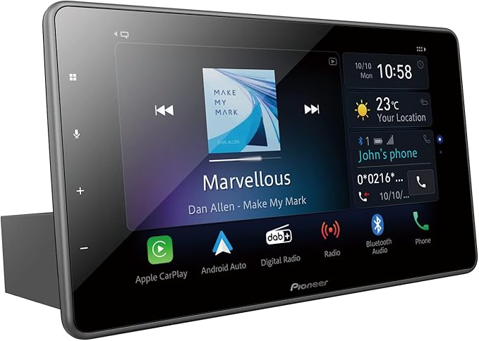 Pioneer SPH-EVO950DAB-VAG - VAG specific 9" Floating Wireless Apple CarPlay Android Auto Screen